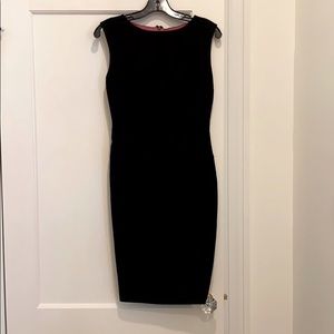 Black Fitted Ponte Dress